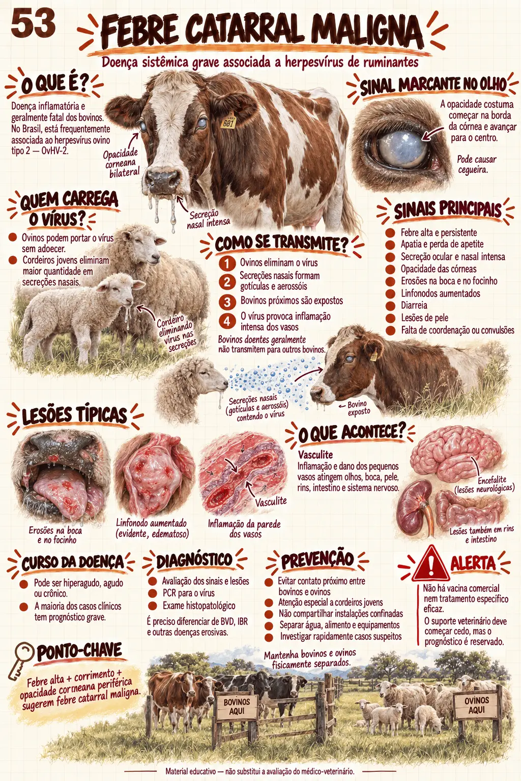 Mapa visual de Clínica Médica de Bovinos